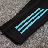 24/25 Argentina Black  Kids  Half Pull Tracksuit  (童装)(半拉链)