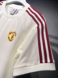 24/25 Man Utd  white Cotton T-shirt(棉料703）