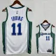 75th Anniversary Dallas Mavericks LRVING #11 White Top Quality Hot Pressing City Edition NBA Jersey（城市版）