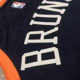 22/23 KNICKS BRUNSON #11 Black Top Quality Hot Pressing NBA Jersey (Trapeze Edition) 飞人版