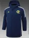 24/25 Flamengo Royal Blue Hooded Cotton Coat 连帽棉衣