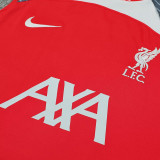 24/25 LIV Red Gray Shoulder  Tank top Training Shirts（灰肩）