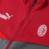 24/25 ACM Red Grey Jacket Tracksuit(02)