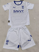 24/25 Al-Hilal Away Kids Soccer Jersey