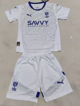24/25 Al-Hilal Away Kids Soccer Jersey