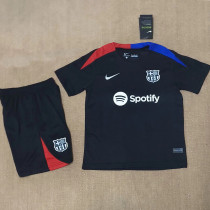 24/25 BAR Black Kids Training Shirts黑色