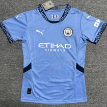 24/25 Man City Home  Women  Soccer Jersey(女）