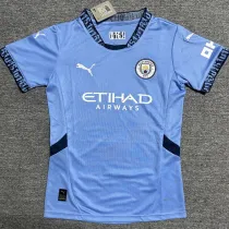 24/25 Man City Home  Women  Soccer Jersey(女）