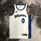 22/23 Wizards ARENAS #0 White Top Quality Hot Pressing NBA Jersey (Retro Logo)