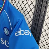 23/24 Napoli Home 1:1 Fans Soccer Jersey
