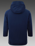 24/25 Bayern Royal Blue Hooded Cotton Coat (红标）帽棉衣