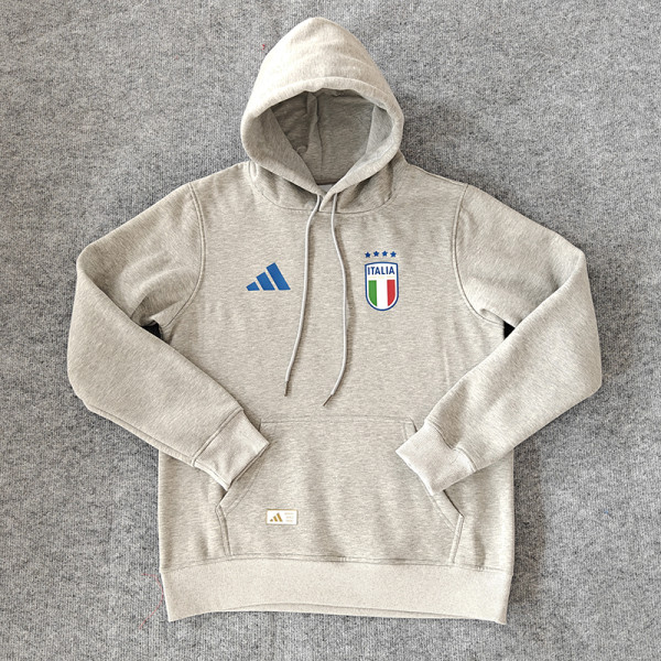 24/25  Italy  Grey Hooded Sweat Shirt加绒