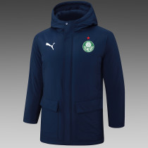 24/25 Palmeiras Royal Blue Hooded Cotton Coat G234