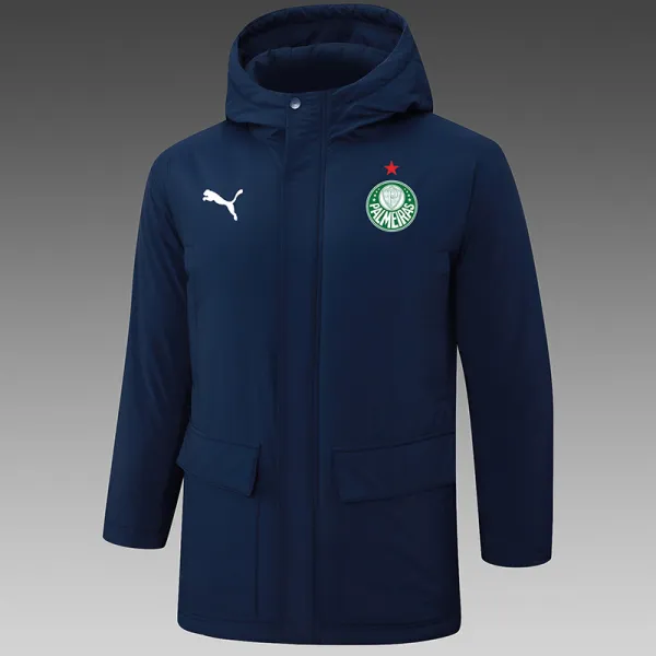 24/25 Palmeiras Royal Blue Hooded Cotton Coat G234