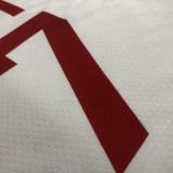 22/23 Nets DURANT #7 White Top Quality Hot Pressing NBA Jersey (Retro Logo)