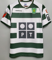 2001/2002 Sporting Lisbon Home Retro Soccer Jersey