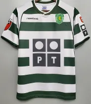 2001/2002 Sporting Lisbon Home Retro Soccer Jersey