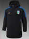 24/25 Italy Black Hooded Cotton Coat 黑连帽棉衣