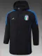 24/25 Italy Black Hooded Cotton Coat 黑连帽棉衣