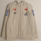 2025 Santos FC Khaki Hooded Windbreaker