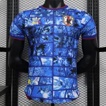 24/25 Japan Blue Anime version  Player Version Soccer Jersey