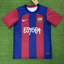 23/24 BAR Limited Edition Home Fans Soccer Jersey ('Estopa'广告)
