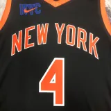 22/23 KNICKS ROSE #4 Black City Edition Top Quality Hot Pressing NBA Jersey