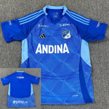 25/26 Millonarios FC Home Fans Soccer Jersey 百万富翁