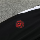 24/25 Man Utd Black Player version Half Pull Tracksuit  (球员版、半拉链)