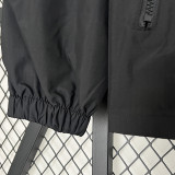 2024 New NK Black Windbreaker(后背带字、连帽）