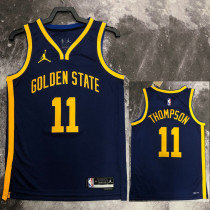22/23 WARRIORS THOMPSON #11 Royal blue Top Quality Hot Pressing NBA Jersey (Trapeze Edition)