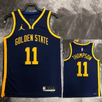 22/23 WARRIORS THOMPSON #11 Royal blue Top Quality Hot Pressing NBA Jersey (Trapeze Edition)