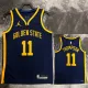 22/23 WARRIORS THOMPSON #11 Royal blue Top Quality Hot Pressing NBA Jersey (Trapeze Edition)