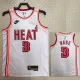 22/23 Heat WADE #3 White Top Quality Hot Pressing NBA Jersey (Retro Logo)