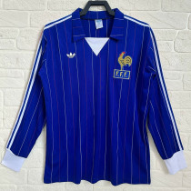 1980/1982 France Home Retro Soccer Jersey