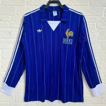1980/1982 France Home Retro Soccer Jersey