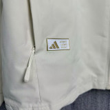 24/25 RMA White Hooded Windbreaker(Y013冲锋衣）
