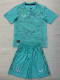 24/25 EVE Lake Blue Goalkeeper Kids Soccer Jersey(胸前无广告）