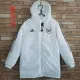 22/23 ARS White Hooded Cotton Coat Black Edge (黑色边) 棉衣