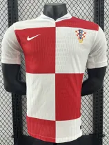 2024 Croatia Home  Player Version Soccer Jersey