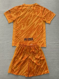 24/25 BAR Orange Goalkeepe Kids Soccer Jersey