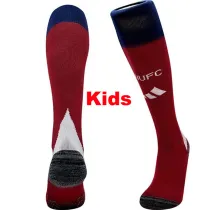 24/25 Newcastle Away Red Kids Socks（客\儿童)