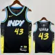 23/24 Indiana Pacers SIAKAM #43 Black City Edition Top Quality Hot Pressing NBA Jersey