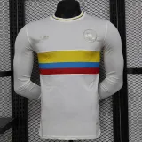 24/25 Colombia Anniversary Edition  Long Sleeve Player Version Soccer Jersey