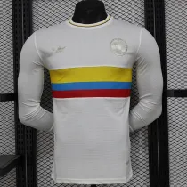 24/25 Colombia Anniversary Edition  Long Sleeve Player Version Soccer Jersey