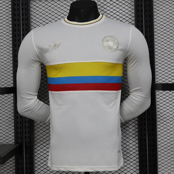 24/25 Colombia Anniversary Edition  Long Sleeve Player Version Soccer Jersey