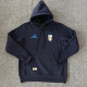 24/25  Italy Royal Blue Hooded Sweat Shirt加绒