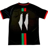 24/25 Palestine Black Arabic Version Fans Soccer Jersey(背带图）