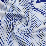 24/25 INT White # blue stripes Training Short Suit