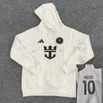 2024 Inter Miami White Hoody（signed)   (白色带“10”号、加薄绒)